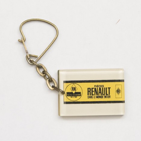 Porte-clés Métal années 60 - Automobiles RENAULT - (#A4)